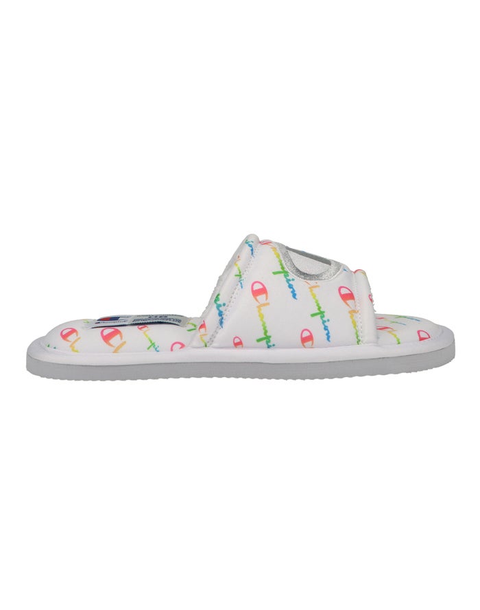 Pantuflas Champion Mujer - Cozy Tozy Wild ( Blancas ) 0396478-SI